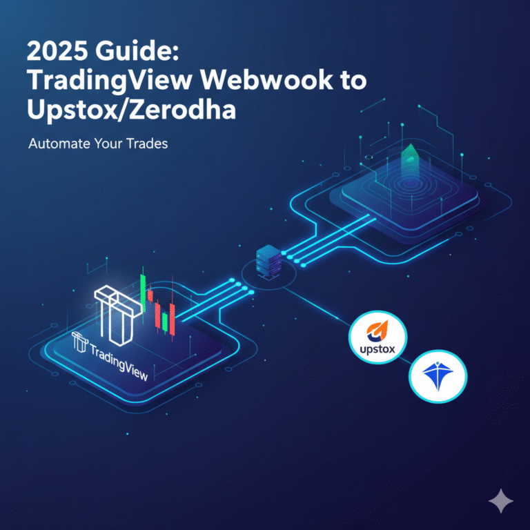 2025 Guide: Connect TradingView Webhook to Upstox/Zerodha