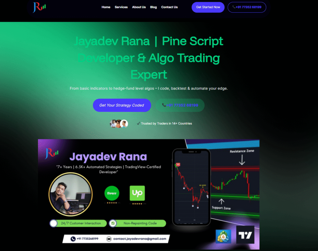 Jayadev Rana | Pine Script Developer & Algo Trading Expert
