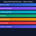 Process flowchart for hiring a Pine Script developer