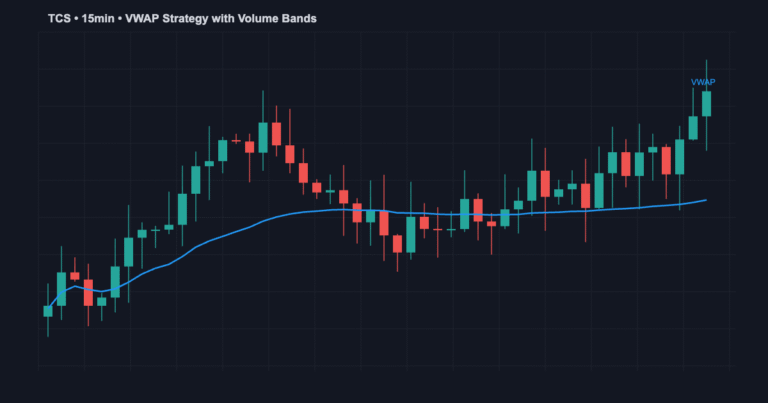 VWAP strategy for intraday trading with volume bands on TradingView